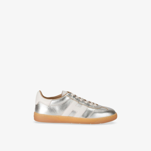 Кроссовки Hogan Cool с металлизированной кожей, серебряный /,t;tdsq