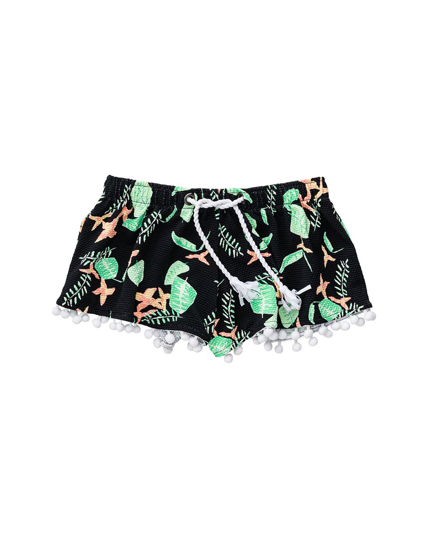 

Шорты для плавания Snapper Rock Neon Rainforest Sustainable, черный