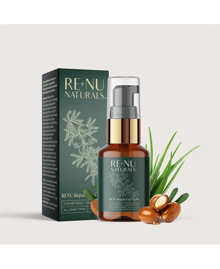 Восстанавливающий крем для глаз Renu Naturals, белый