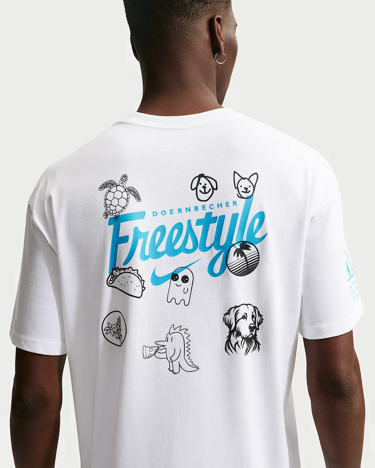 Мужская футболка Max90 Nike Club x Doernbecher Freestyle, White — фото 2