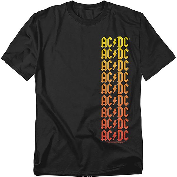 

Футболка с принтом Big & tall ac/dc repeat logo Licensed Character