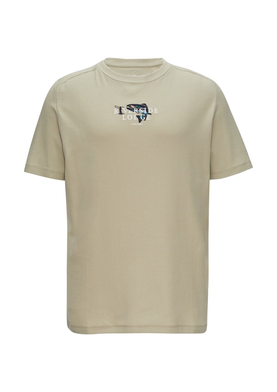

Классическая футболка s.Oliver Shirt, светло-серый