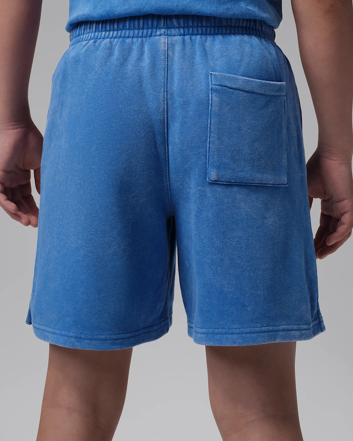 Детские шорты Jordan Big Kids' Brooklyn Washed French Terry, Game Royal — фото 3