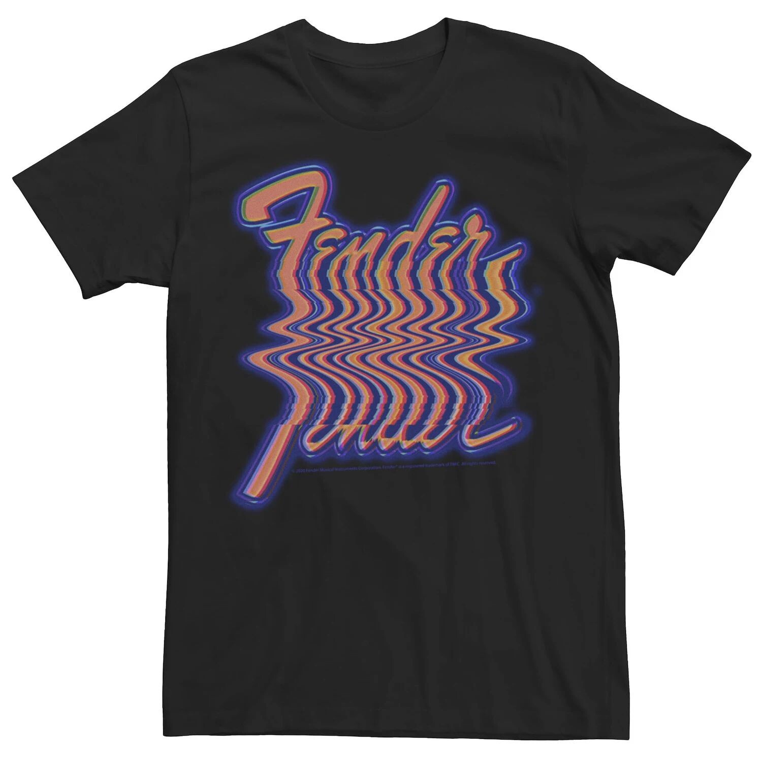 

Мужская футболка с эластичным логотипом Fender Trippy Licensed Character