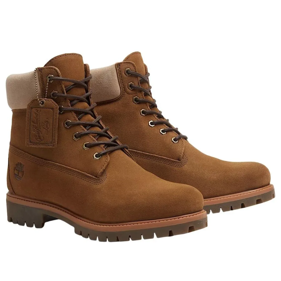 Водонепроницаемые ботинки Timberland 6 дюймов, цвет «средне-коричневый» — фото 2