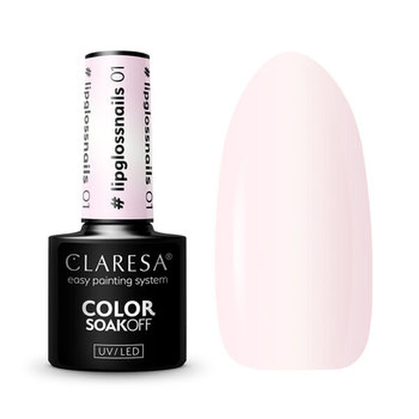 

Гибридный лак 01, 5 г Claresa Lipglossnails