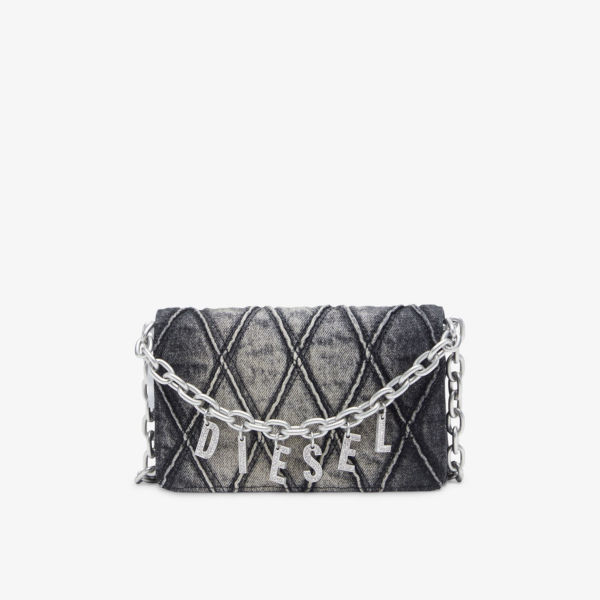 

Кошелёк Charm d с простеганным ремешком из денима Diesel, цвет t8013