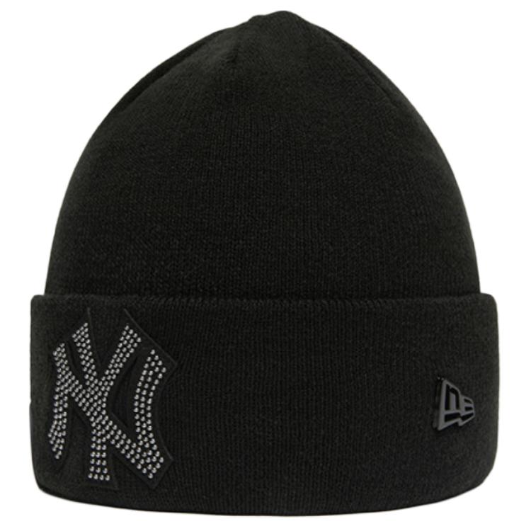 

New Era Акриловая вязаная шапка унисекс черная, Black