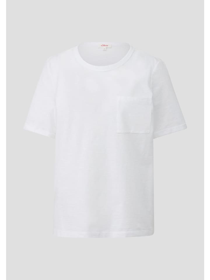 

s.Oliver Футболка белого цвета (0100), Белый, s.Oliver Футболка белого цвета (0100)