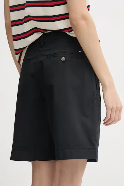 Шорты чинос из эластичного хлопка Tommy Hilfiger, черный — фото 3