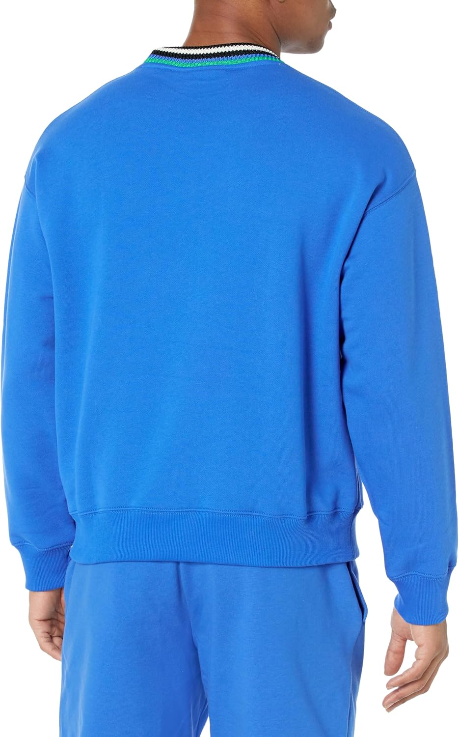 Lacoste мужской свободный свитшот с цветными блоками и полосками, Hilo — фото 2