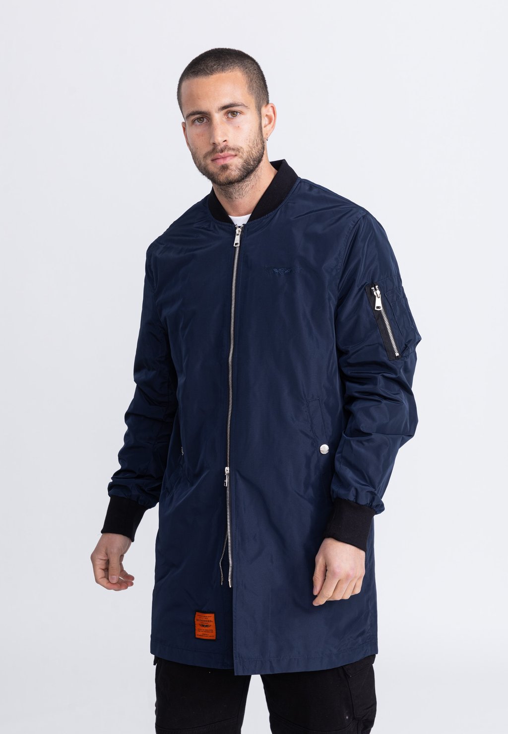 

Короткое пальто Bomber Jacket Bombers, темно-синий