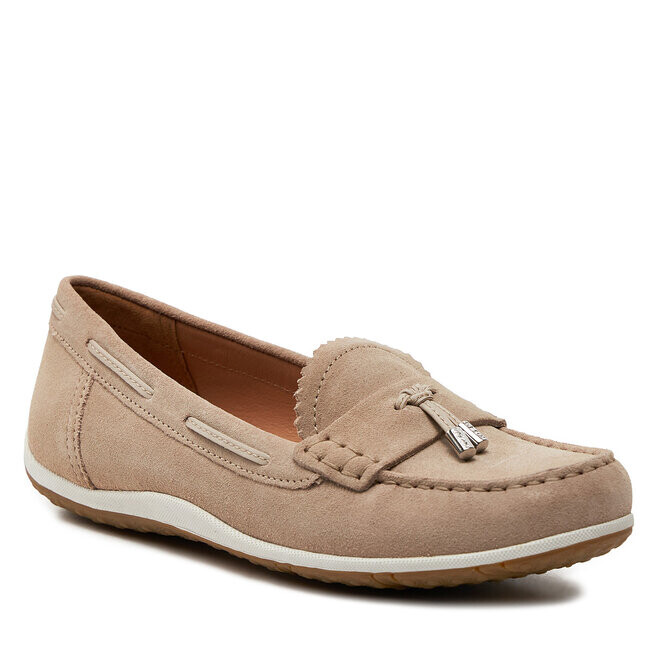 Мокасины Geox D Vega Moc D35DNA 00022 C6738 Lt Taupe, коричневый — фото 2