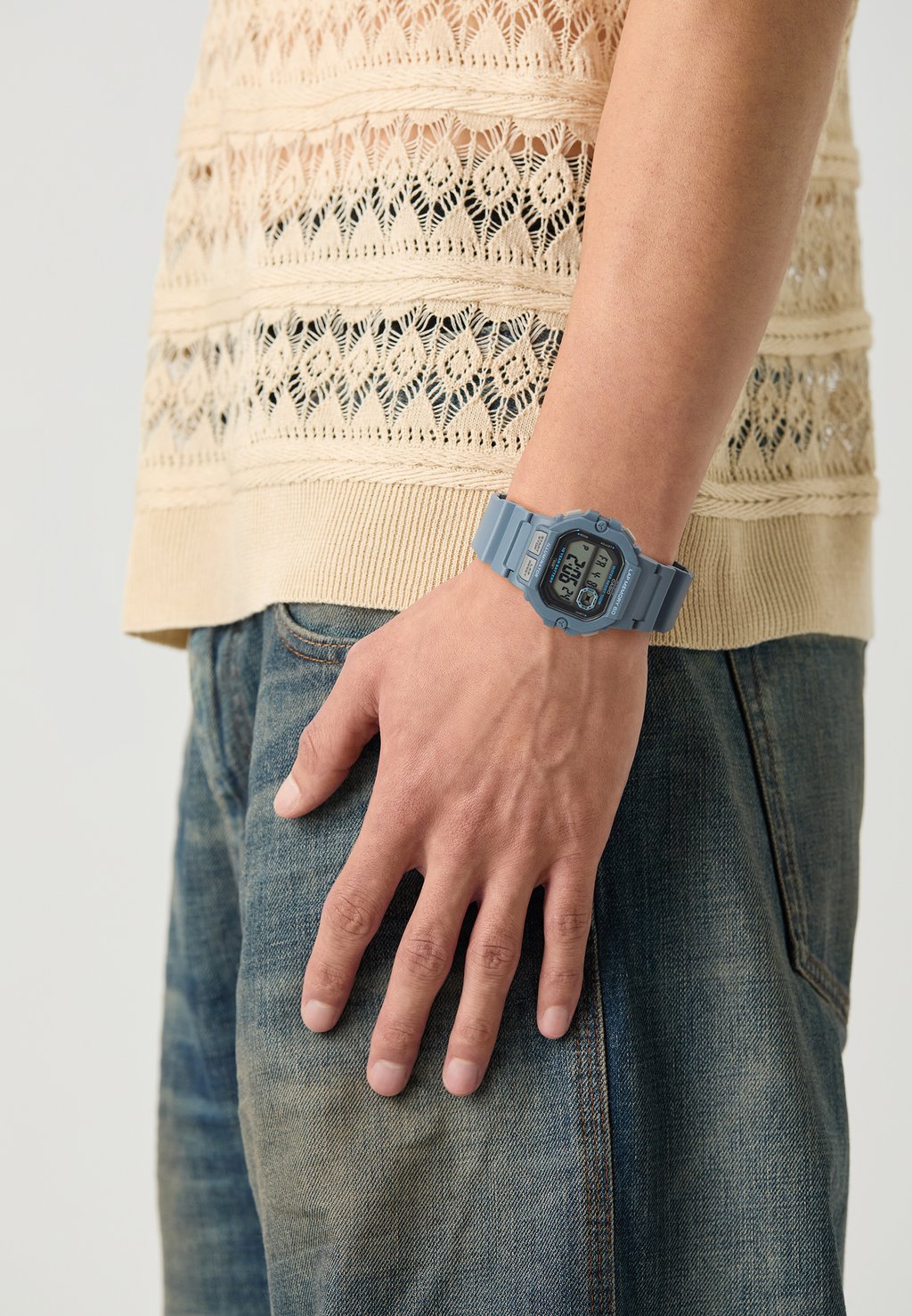 

Цифровые часы WS-1400H-2AV Casio, синий