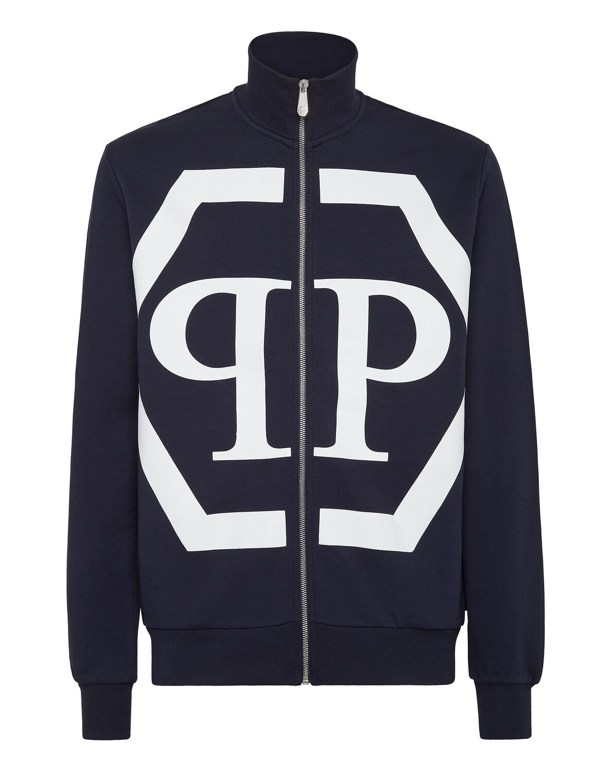 

Спортивная куртка Hexagon Philipp Plein, цвет Blue Navy/White