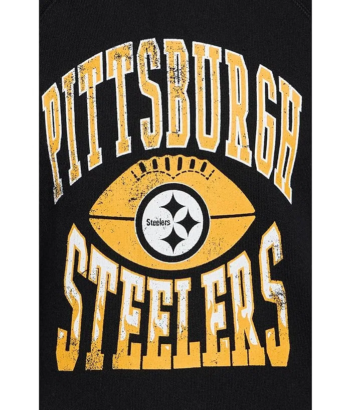 Худи Junk Food Clothing Kids Pittsburgh Steelers Hot Route, True Black — фото 3