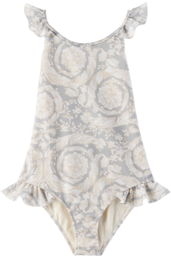 

Детский серый купальник Barocco Versace