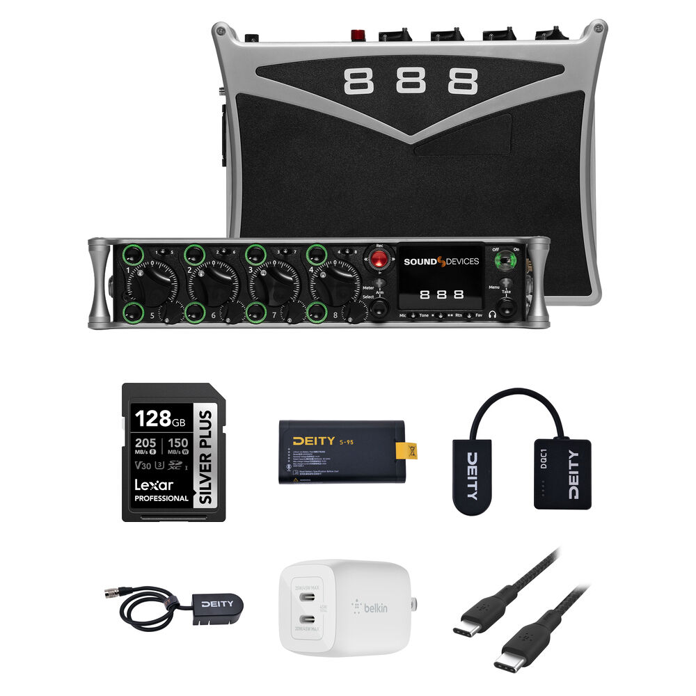 

Портативный цифровой рекордер Sound Devices 888 16-Channel / 20-Track Multitrack Field