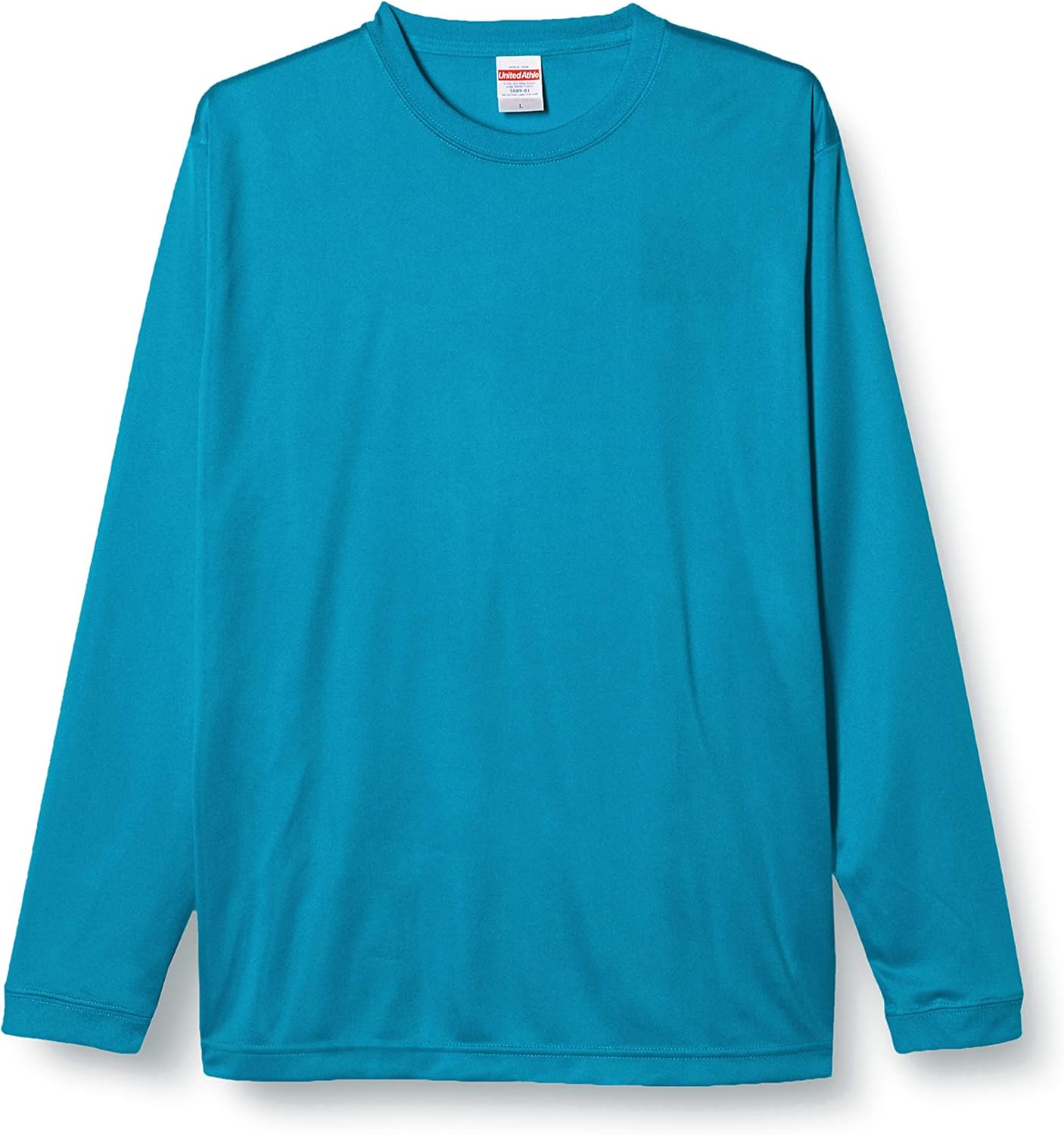 

Футболка United Athle Dry Silky Touch L/ST, повседневная футболка с длинным рукавом (508901-29), синий/бирюзовый