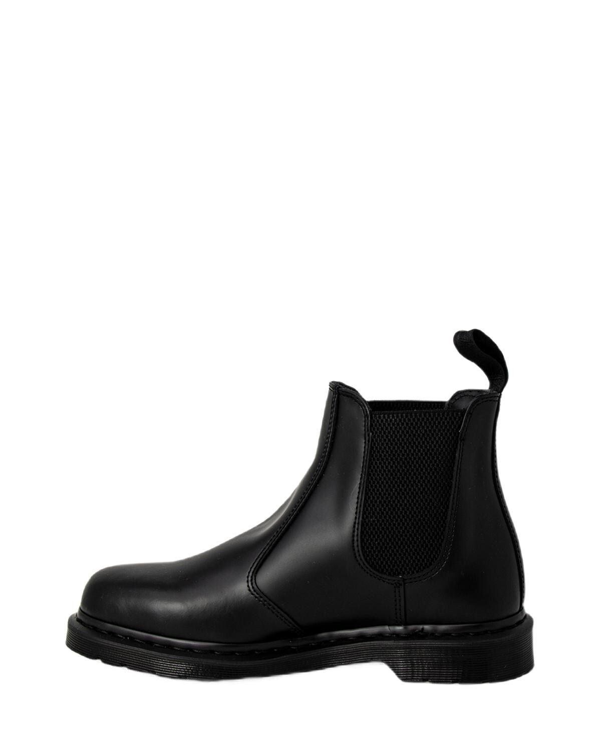 Мужские ботинки челси Dr. Martens кожаные с круглым носом, черный — фото 2