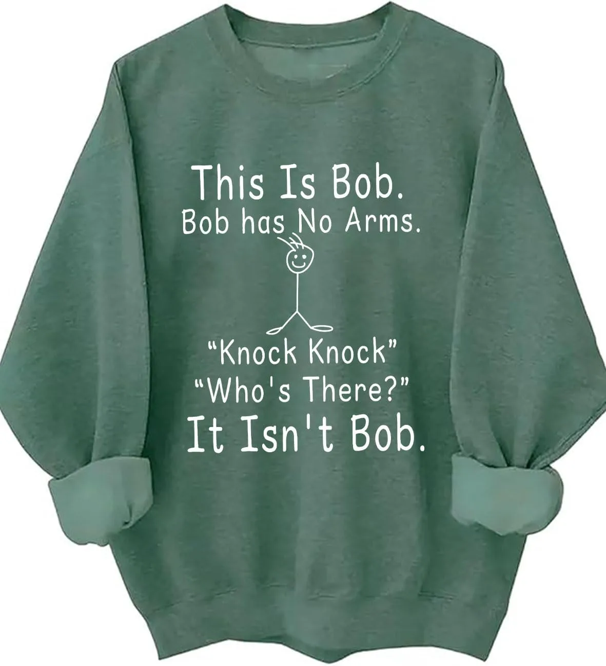 

Толстовка This Is Bob Bob Has No Arms, смешная футболка для взрослых MQZUO