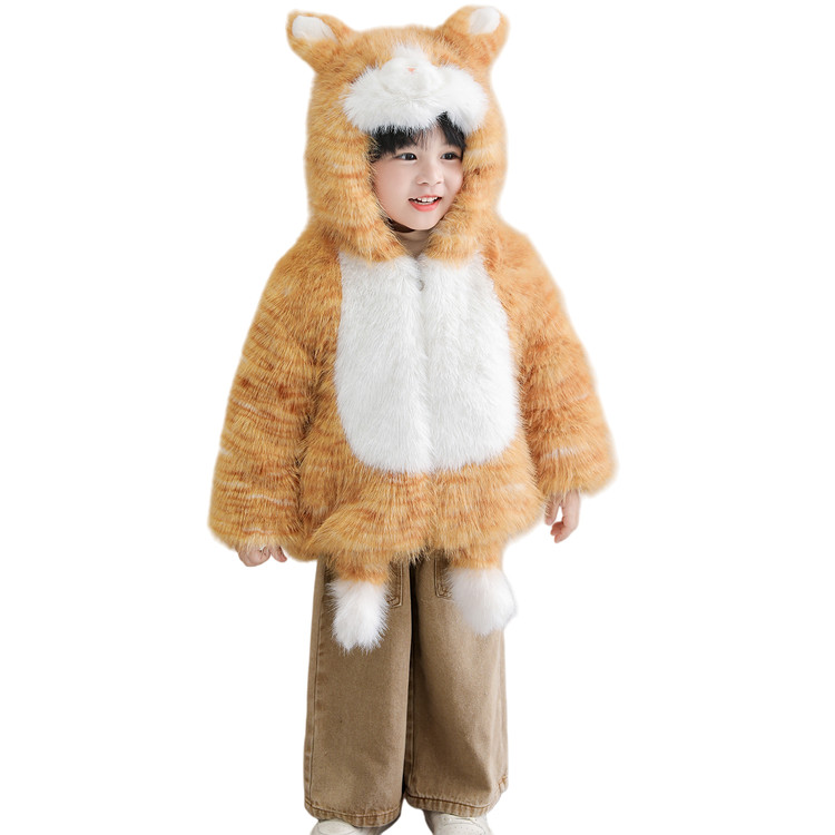 

Утепленная куртка для детей 3-7 лет PROTECTCAMEL, cat print