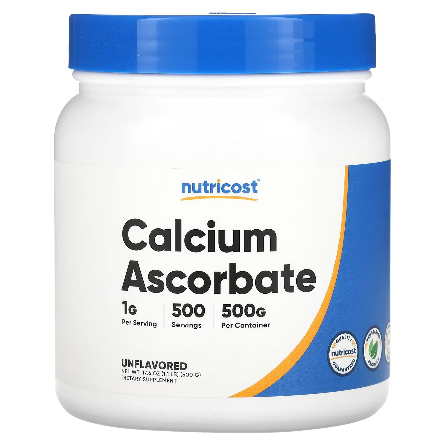 

Аскорбат кальция Nutricost, 500 г