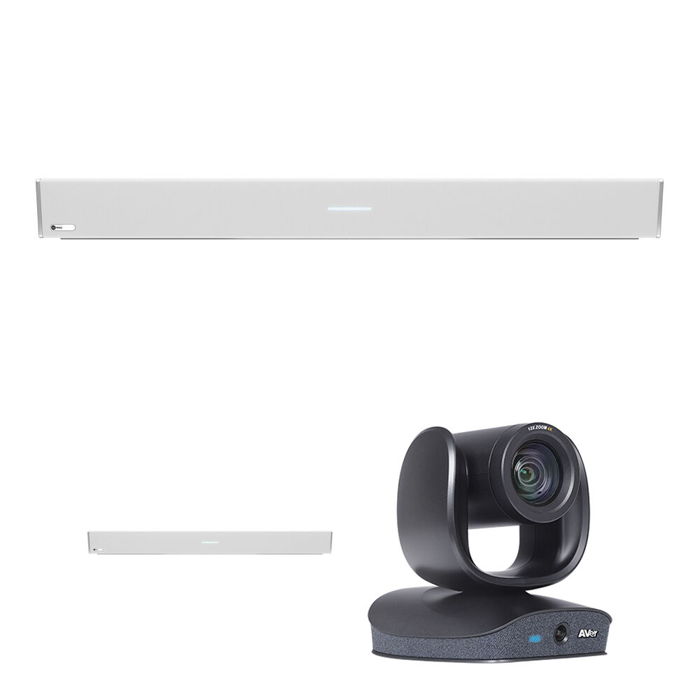 

Двойная звуковая панель Nureva HDL300D для конференц-связи и комплект двухобъективной PTZ-камеры CAM570 4K (белый)