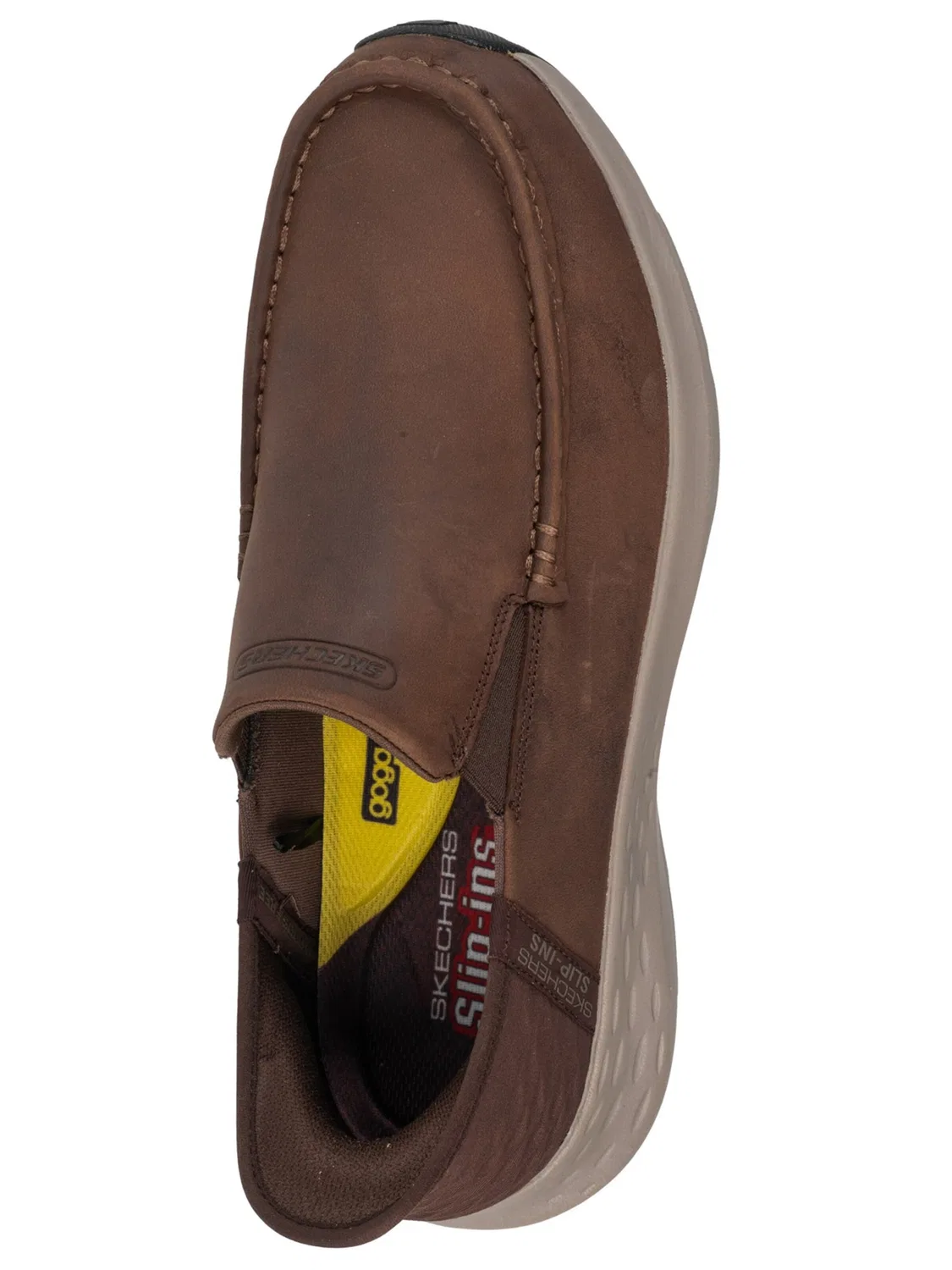 Низкие туфли 'Skechers Slip-Ins Parson - Oswin' Skechers, Dark Brown — фото 4