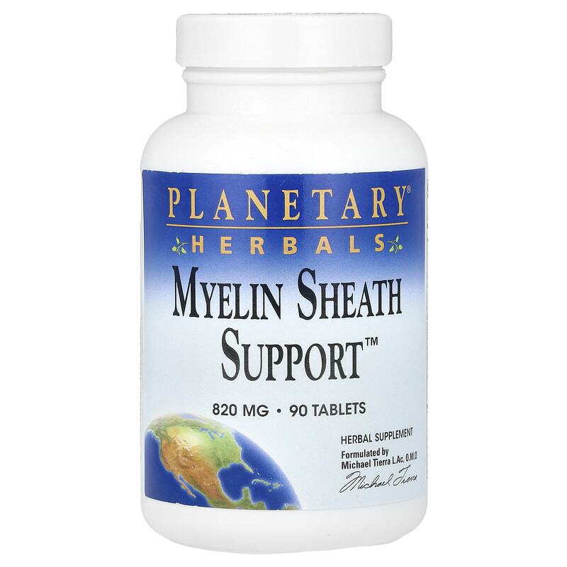 

Planetary Herbals, Myelin Sheath Support , 90 таблеток