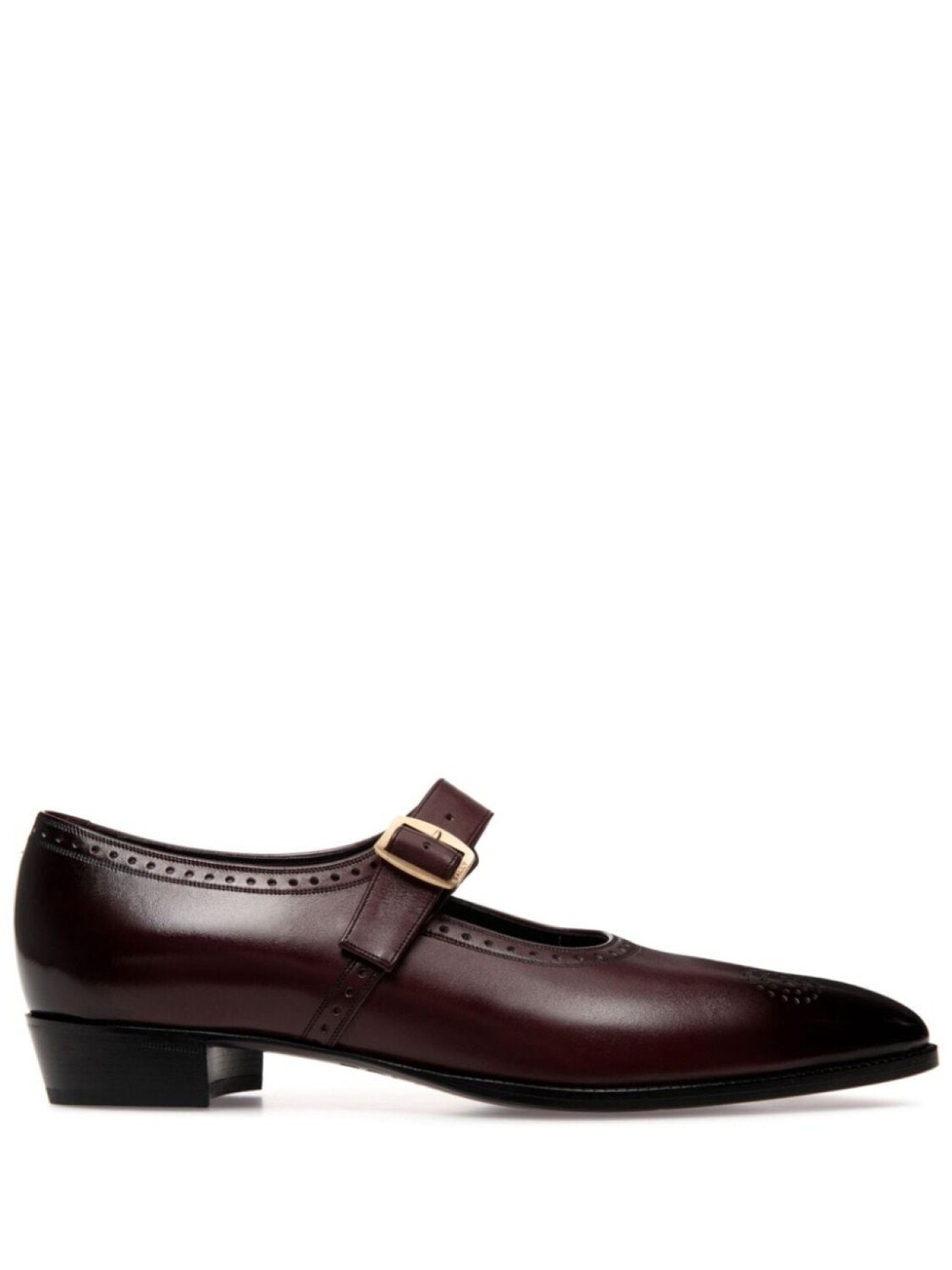 

Bally броги с пряжкой, красный