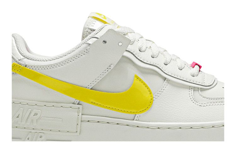Кроссовки Nike Wmns Air Force 1 Shadow 'Sail Opti Yellow', белый — фото 3