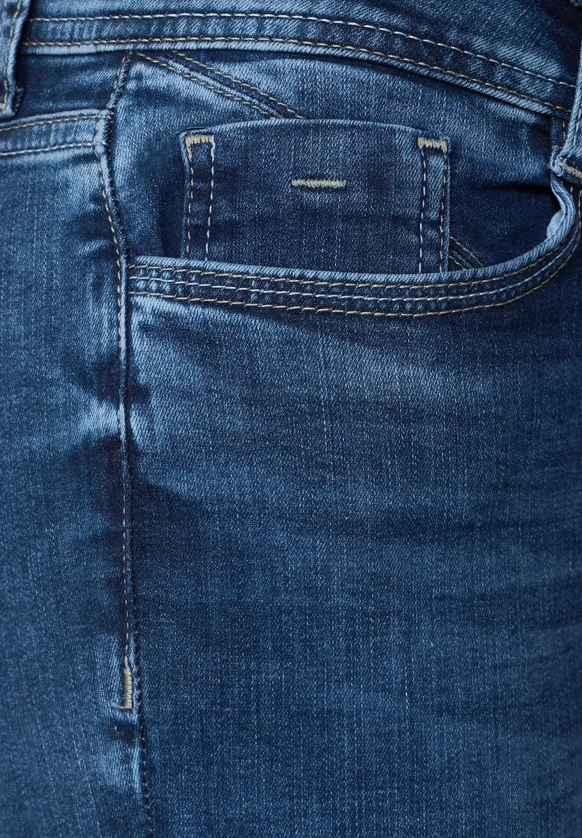 

Джинсы узкого кроя STREET ONE, 5 карманов, цвет Indigo Wash
