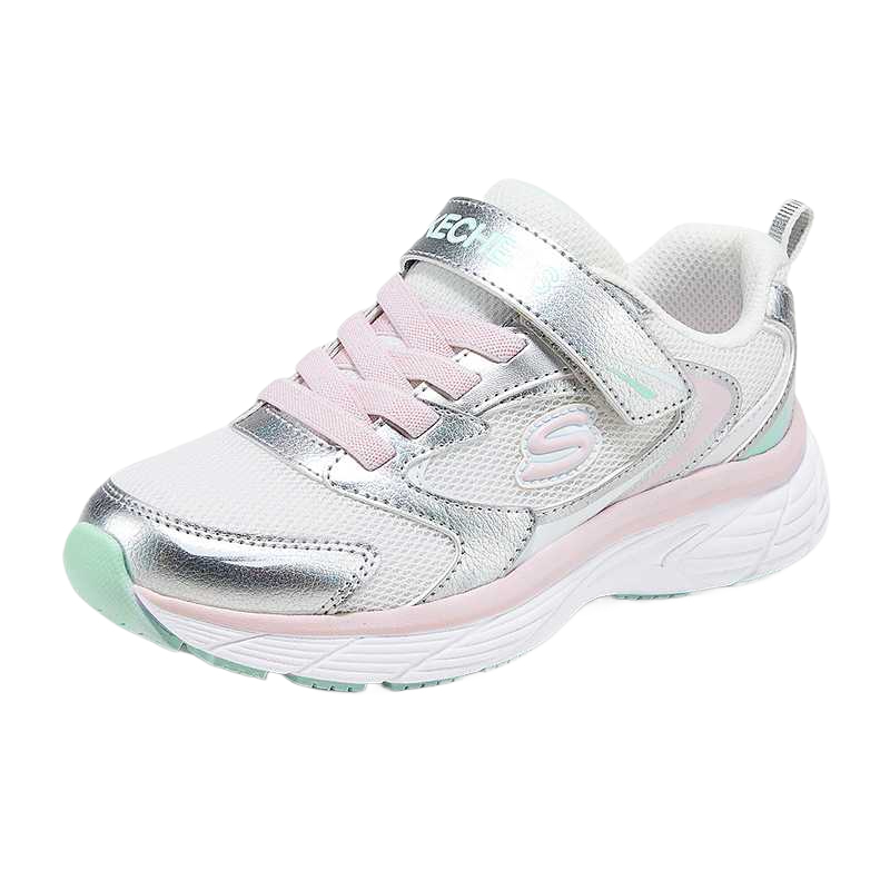 Детские беговые кроссовки Skechers Girls Skechers Kids, айвори — фото 3