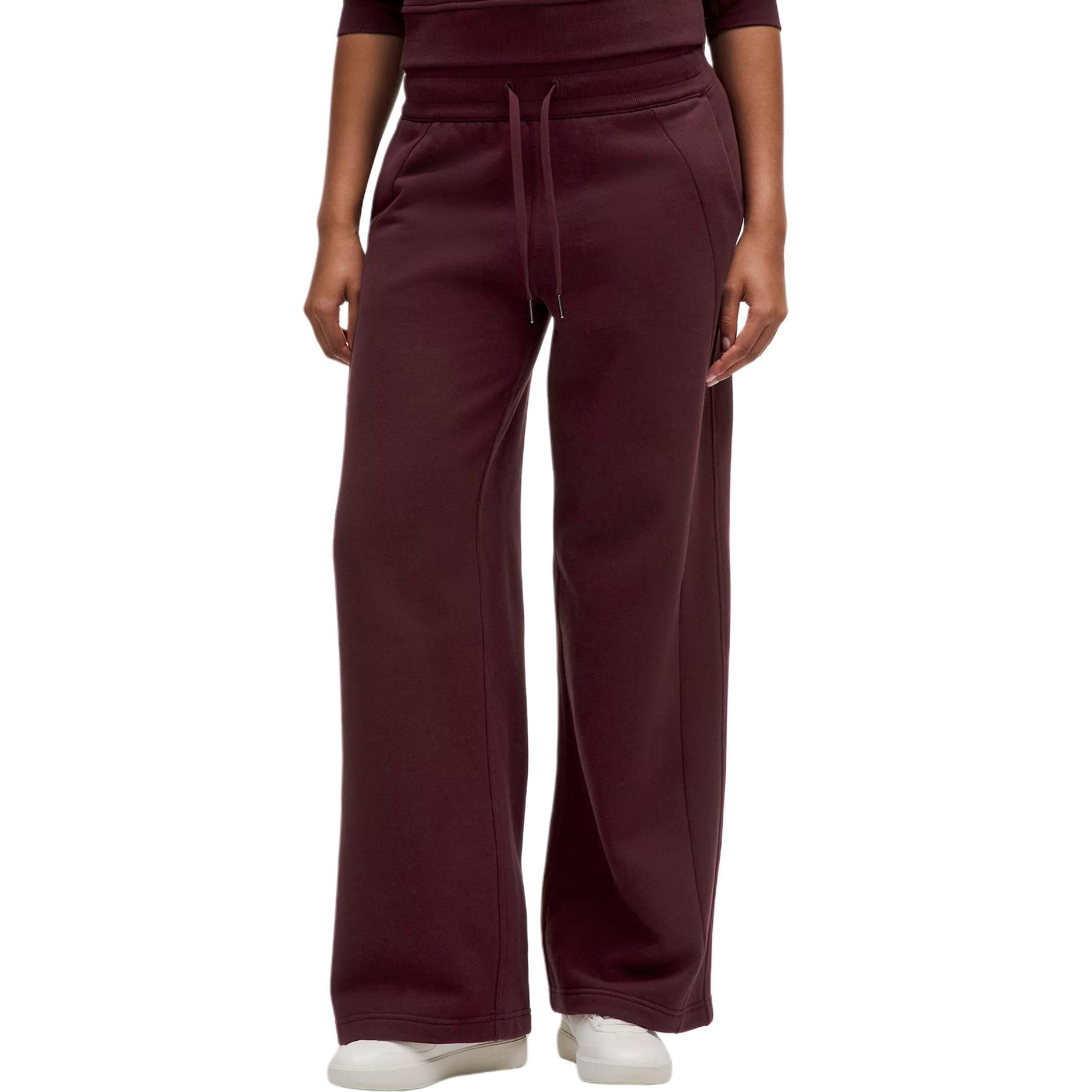 

Женские спортивные штаны Scuba Series вязаные pomegranate Lululemon, Pomegranate/Garnet