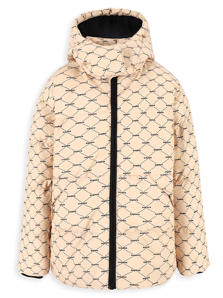 

Lemon explore Зимняя куртка бежево-черного цвета