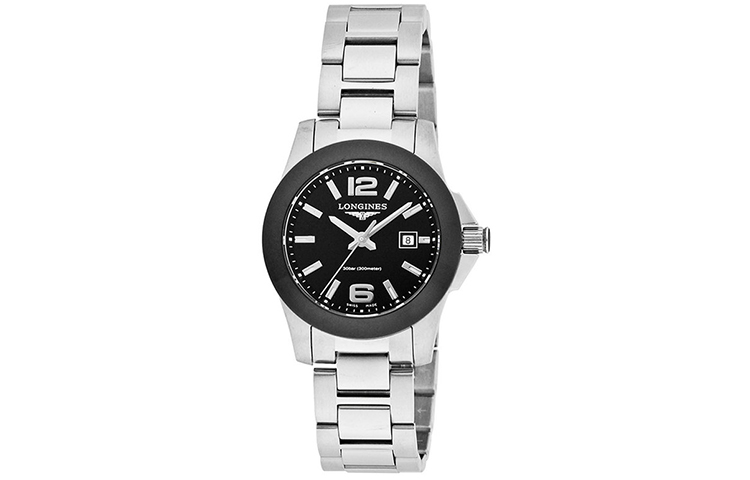 

LONGINES Часы Women's Comcast Diving Collection Watch, Black Dial