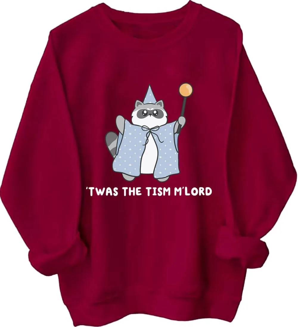 

Свитшот 'Twas The Tism M’Lord Raccoon LNDOCAI