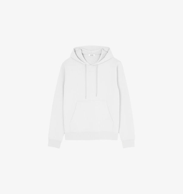 

Толстовка Tonal-Logo классического кроя из хлопкового трикотажа Sandro, цвет naturels