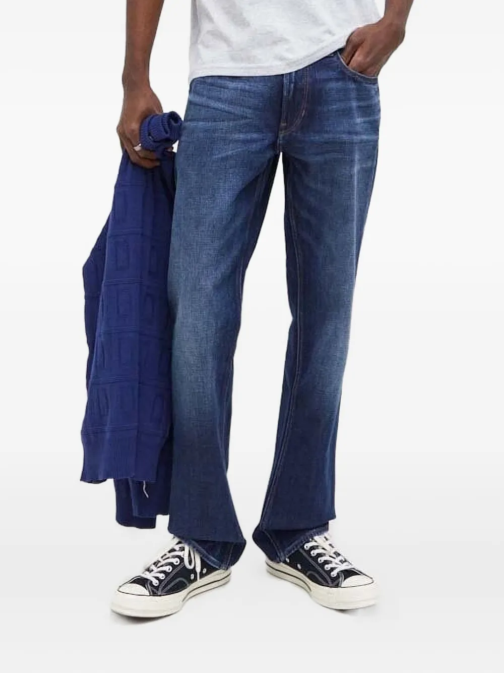 

Джинсы прямого кроя с нашивкой-логотипом G-Star RAW, синий