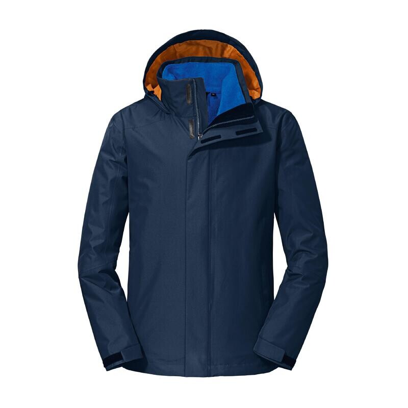 

Мужской походный дождевик Schöffel, цвет navyblau/orange