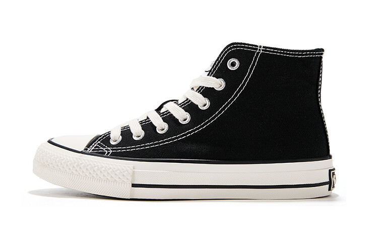 

Кеды унисекс высокие черные Feiyue