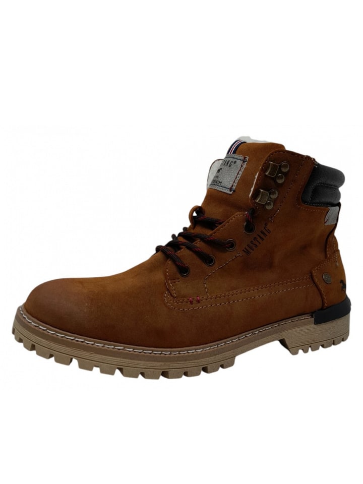 

Сапоги MUSTANG SHOES Schnürstiefel Mustang, коричневый