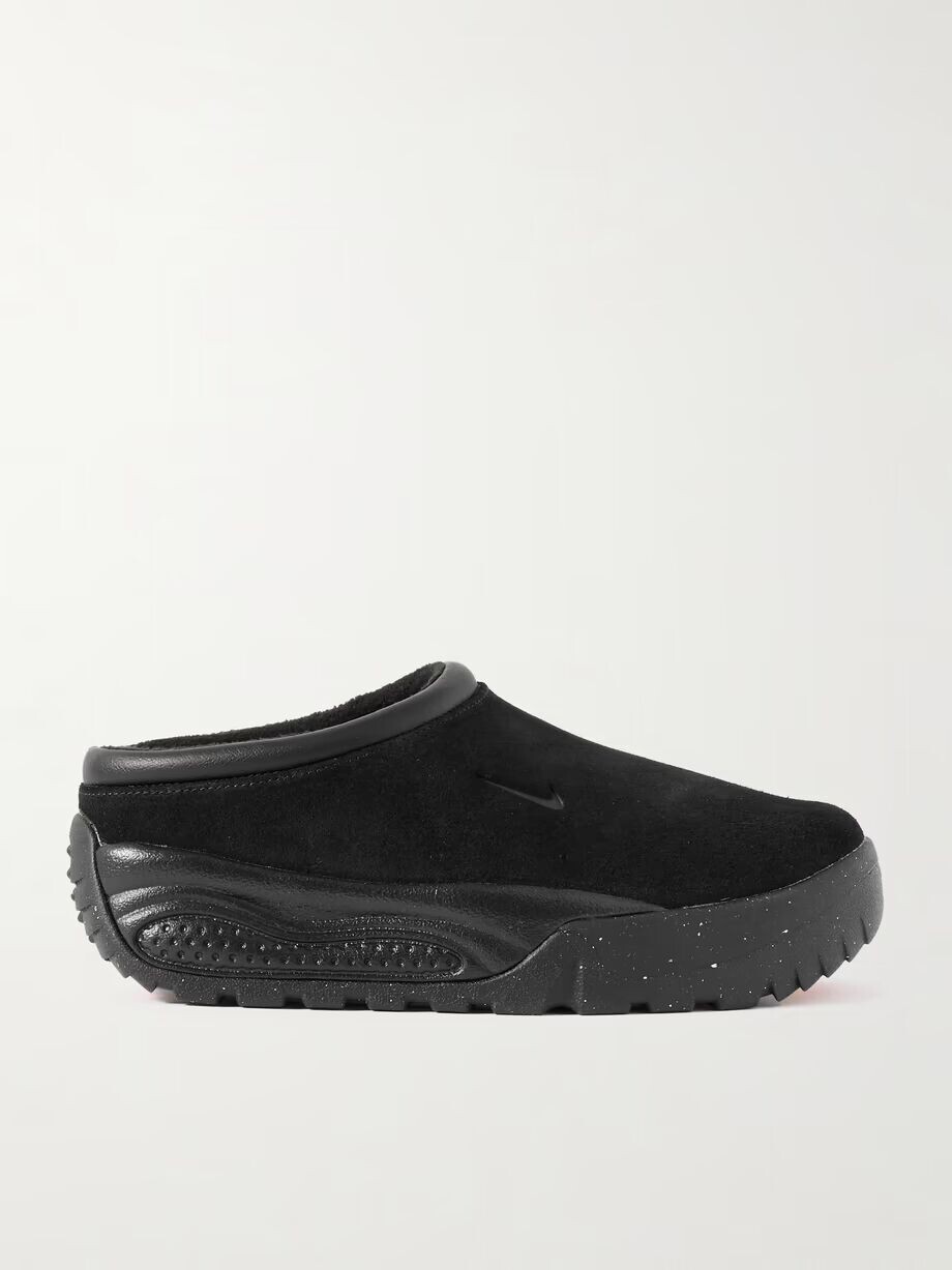 Замшевые слипоны ACG Rufus с кожаной отделкой Nike, черный