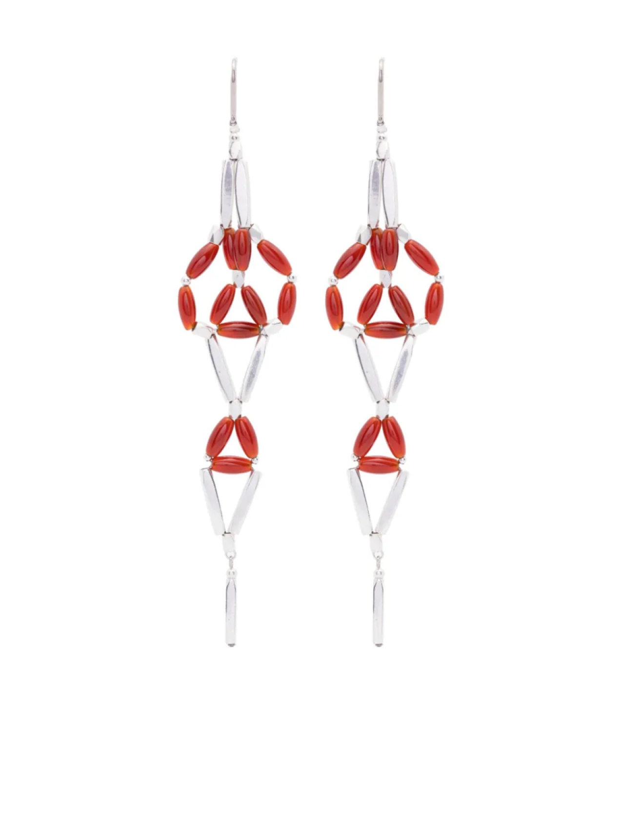 

Серьги с бусинами ISABEL MARANT, оранжевый
