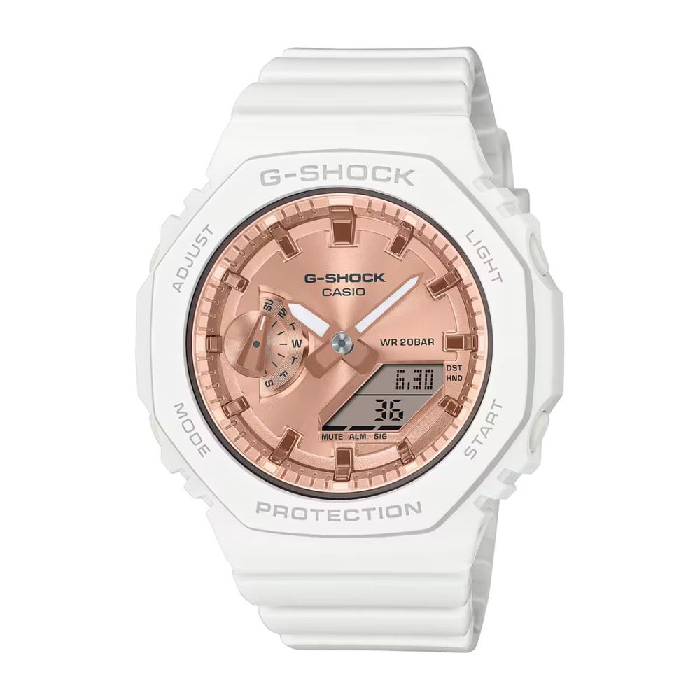 

Часы из белой смолы Casio