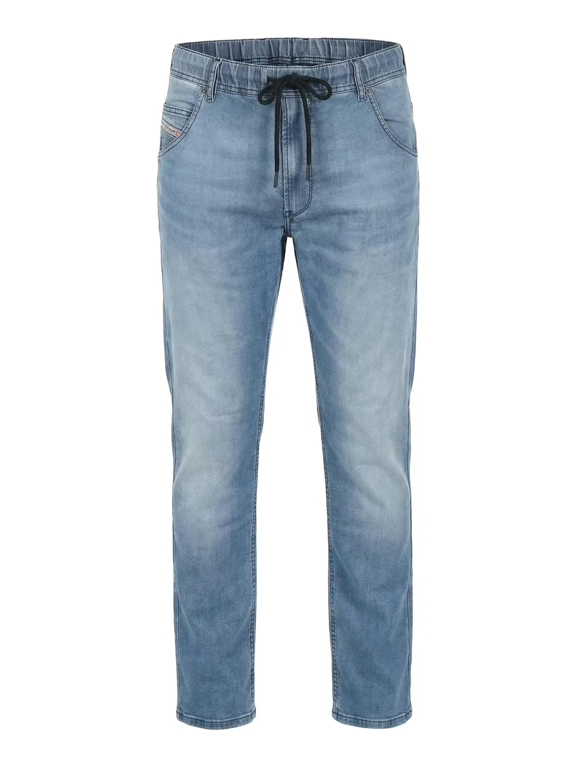 Зауженные джинсы Diesel 2030 D-KROOLEY JOGGJEANS Superstretch & Supersoft светло-голубого цвета