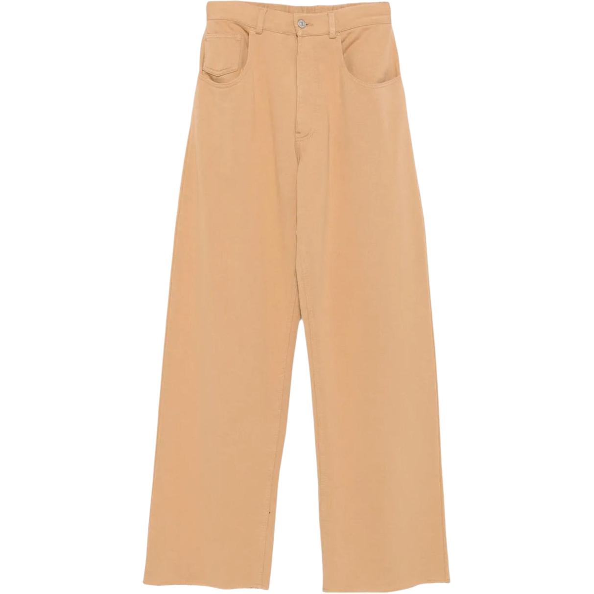 

Хлопчатобумажные брюки Mm6 Maison Margiela, хаки коричневый