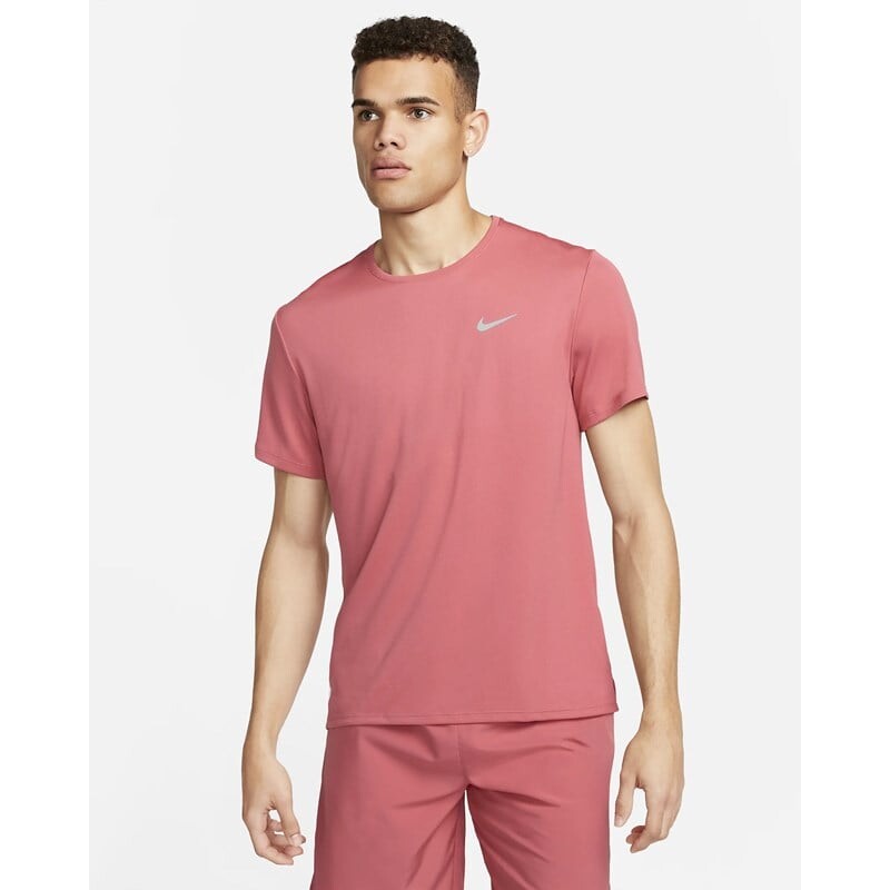 

Мужская футболка dri-fit uv Miler Nike, бордовый