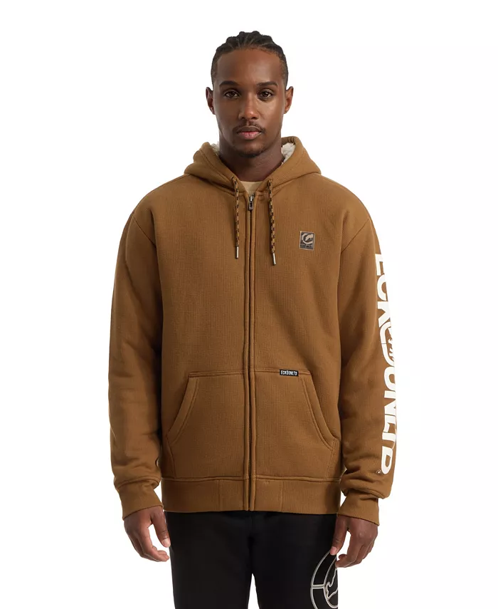 

Мужская худи One Hit с подкладкой из шерпы Ecko Unltd, коричневый